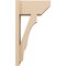 Ekena Millwork 7 1/2-in W x 14-in D x 26-in H Balboa Slat Rough Cedar Woodgrain TimberThane Outlooker, Primed Tan OUTUR075X14X26BOA24RCPR - alternate 3